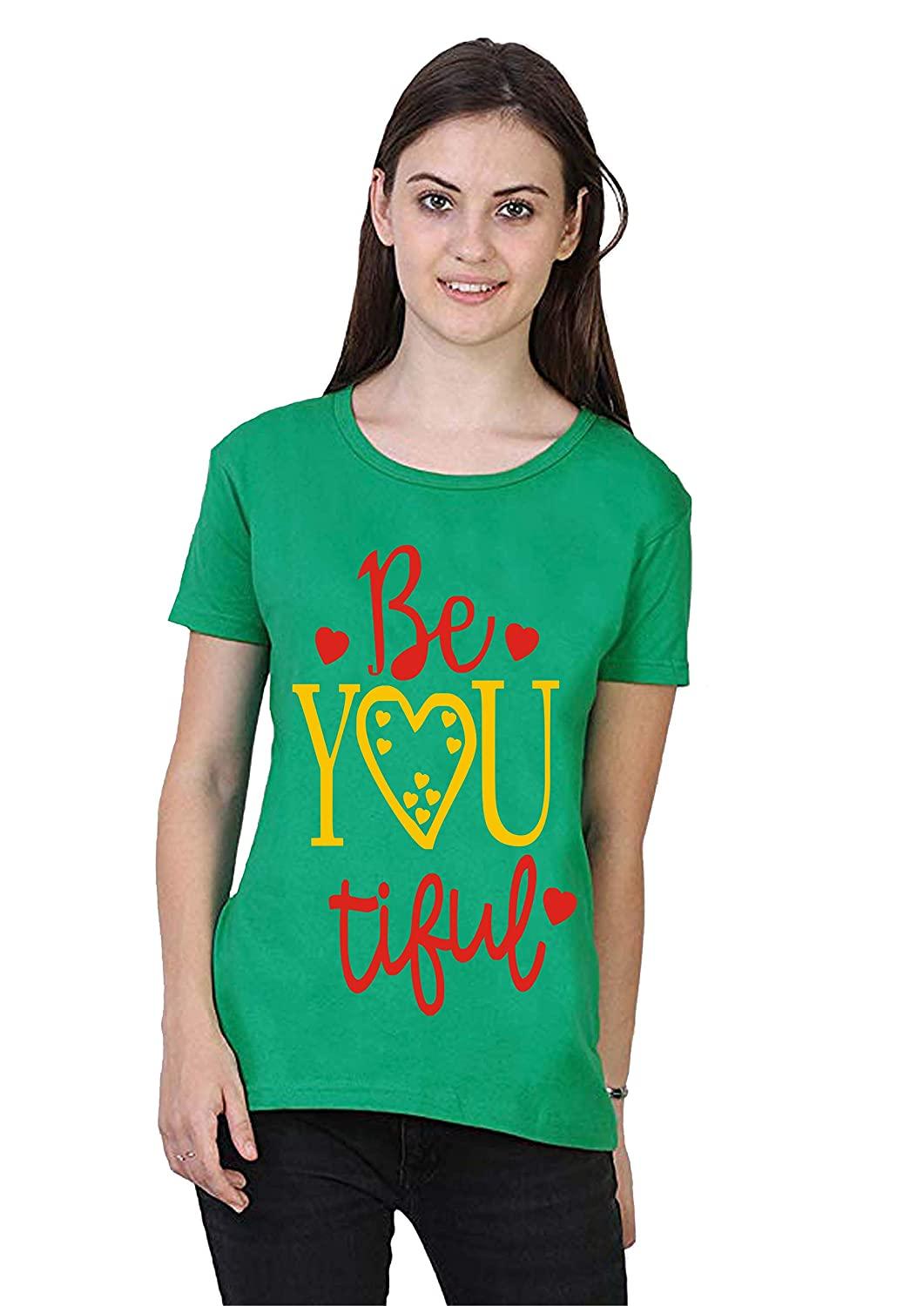 Women's Cotton Printed T-Shirt