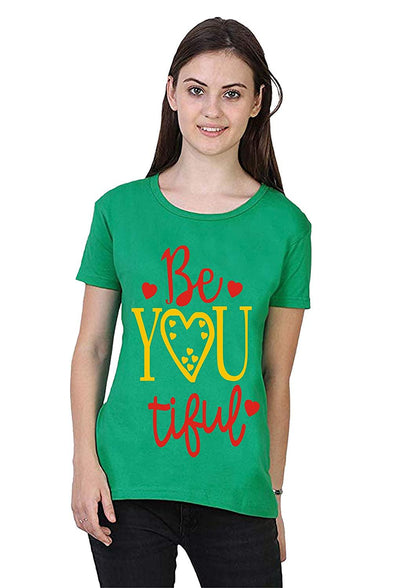 Women's Cotton Printed T-Shirt