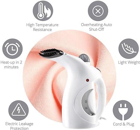 Fast Heat-up Portable Handheld Garment/Facial Vapor Steamer Iron Brush