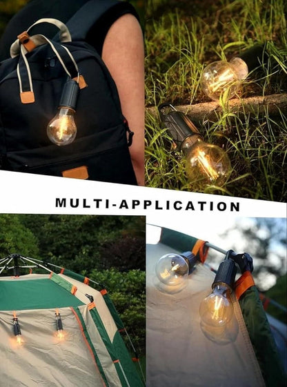 Decorative Hanging Tent Lamp Bulb with 3 Modes for Camping Pack of 1